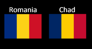 julieschooler.com - blog - 3 uncoventional reasons why I’m home schooling during quarantine - Romania vs Chad Flags