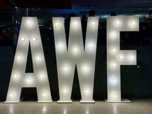 julieschooler.com - blog - 3 Surprising Truths About Authors from the Auckland Writers Festival - AWF Sign 2025